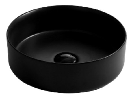 حوض مغسلة كابينيت" (Cabinet Basin) دائري اسود