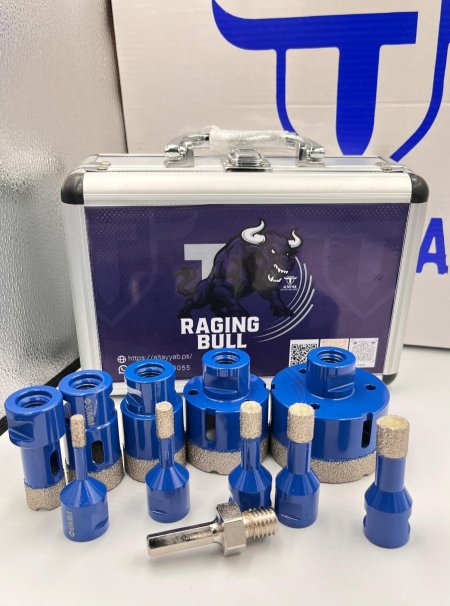 صندوق كاسات قدح 10 طقم + قطعة لتركيب المقدح